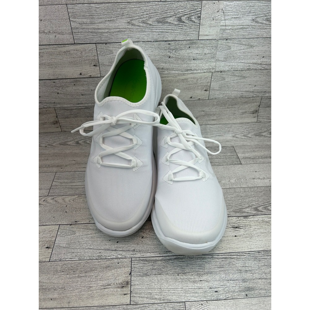OOFOS OOmg Sport Low White Recovery Shoes Women Sz US 11 EU 42